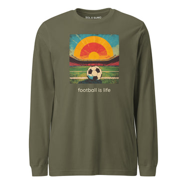 Football is Life Slim Fit Long Sleeve | Unisex